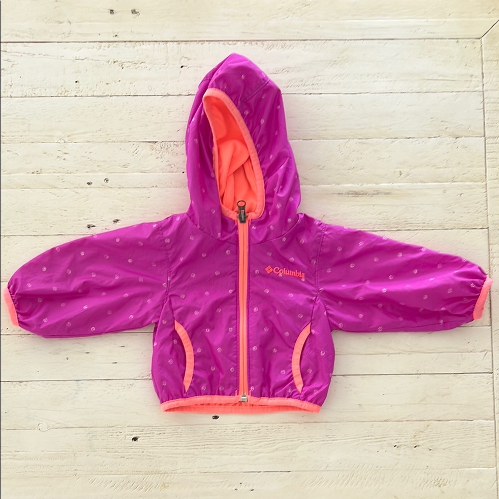 Columbia Kids' Purple Omni-Wick Rain Jacket